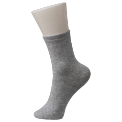 Cotton Grey Kid's Ankle Socks