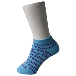 Blue Kid's Low Cut Socks Cotton