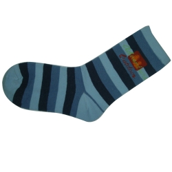 Colorized Stripe Ladies Sports Sock