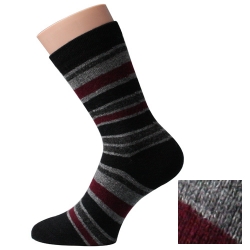 Women Fleece Striped Ankle Socks