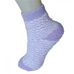 One Side Plumy Water Stripe Socks