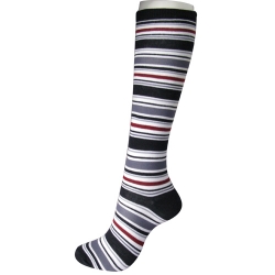 Ladies' Knee High Stripe Socks