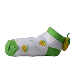 Green Baby Socks 3D Fruit