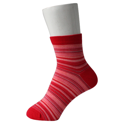 Red Lady Cotton Socks