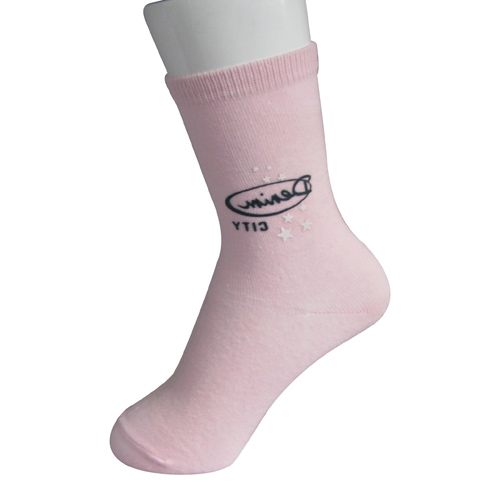 Ladies' Rubber Decoration Socks