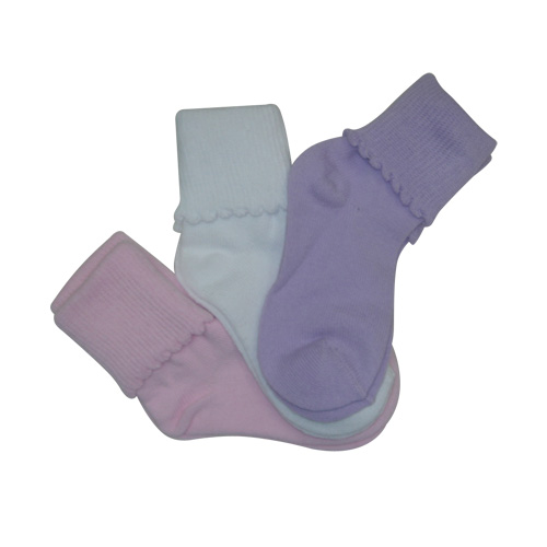 Classic Plain Double Cylinder Socks