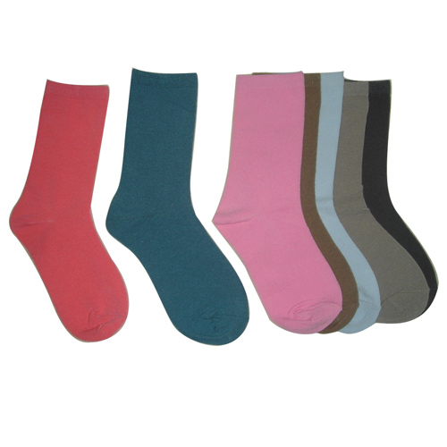 Colorized Girl's Leisure Sock