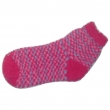 One side plumy holizontal water stripe socks