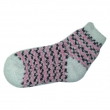 One Side Plumy Water Stripe Socks